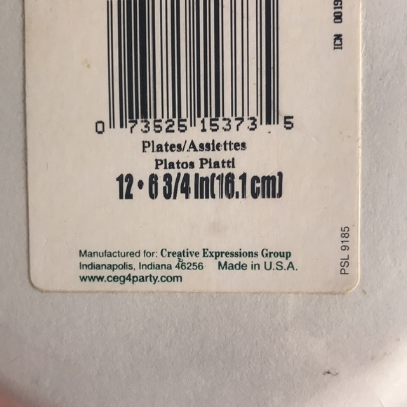 NWT Black Cherub Angels Partyware Set - Picture 3 of 8